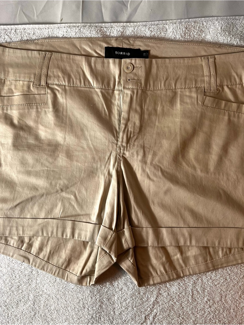torrid Tan Stretch Bermuda Shorts SIZE PLUS  20